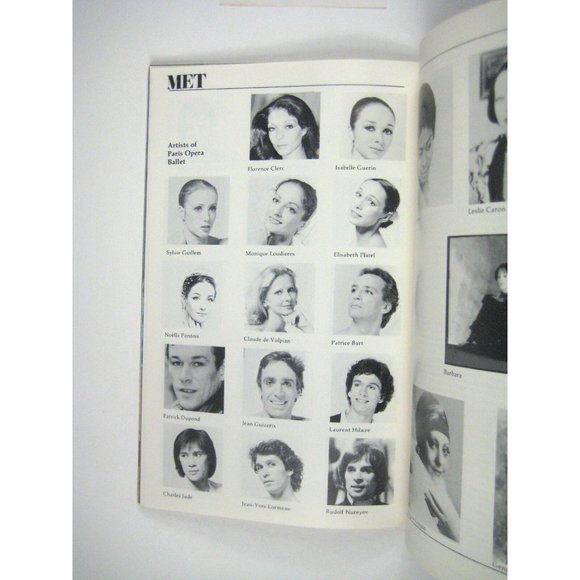 American Ballet Theatre Stagebill 1986 Gala Performance Metropolitan Opera House - Picture 8 of 11